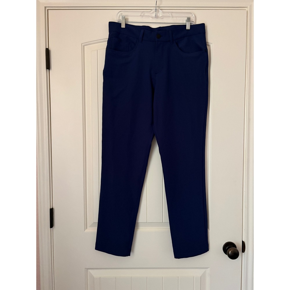 Panama Jack Performance 5-Pocket Chino Pants Navy Blue 34x32 Stretch Techwear